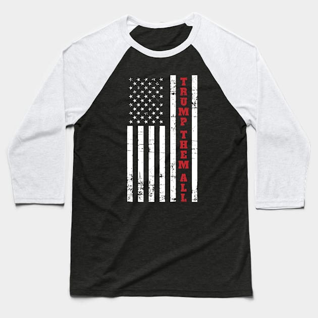 USA Flag President Donald Trump Support 2020 Baseball T-Shirt by 2blackcherries